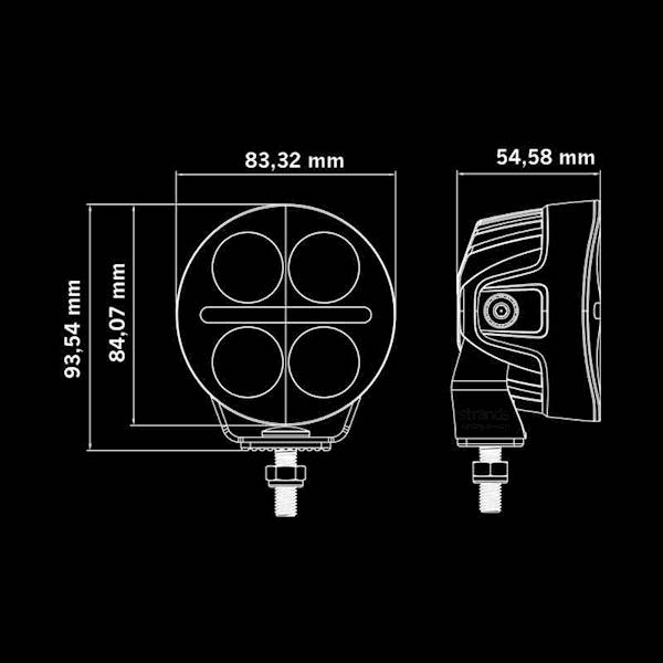 LAMPA ROBOCZA LED NUUK D-LINE 3"