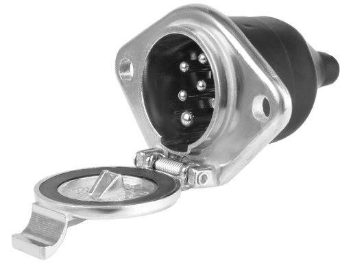 GNIAZDO ELEKTRYCZNE TYPU N 24V 7 PIN METALOWE