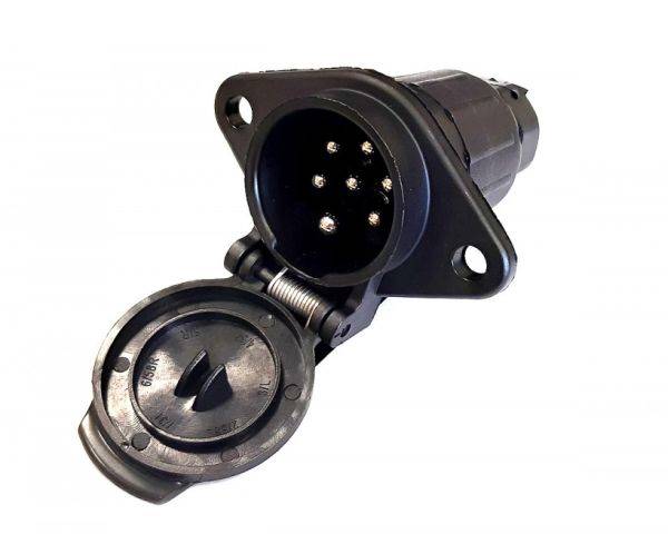 GNIAZDO ELEKTRYCZNE PLASTKIOWE 24V N 7 PIN