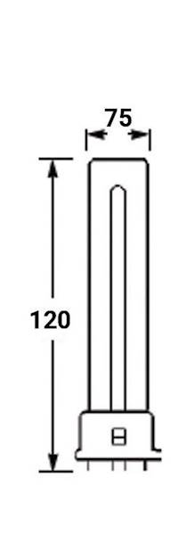 ŻARÓWKA OŚWIETLENIA WNĘTRZA HELLA 120mm 11W