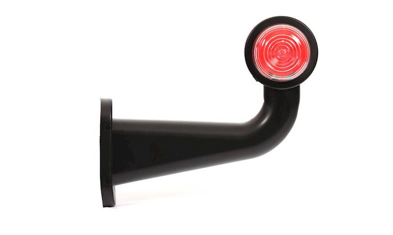 LAMPA OBRYSOWA WAŚ BIAŁO-CZEROWNA ŻARÓWKA
