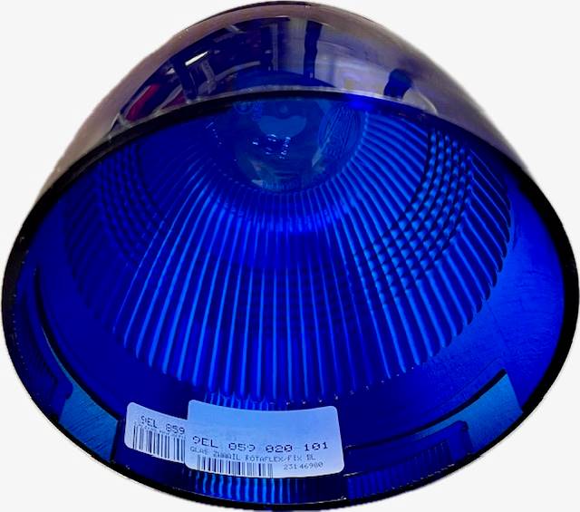 KLOSZ SZKŁO LAMPY OSTRZEGAWCZEJ NIEBIESKIE HELLA