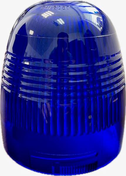 KLOSZ SZKŁO LAMPY OSTRZEGAWCZEJ NIEBIESKIE HELLA