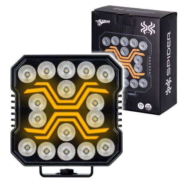 LAMPA ROBOCZA HALOGEN X-SPIDER 60W 16 LED