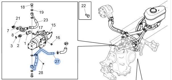 PRZEWOD ELEMENT WSPOMAGANIA SCANIA NGS R S