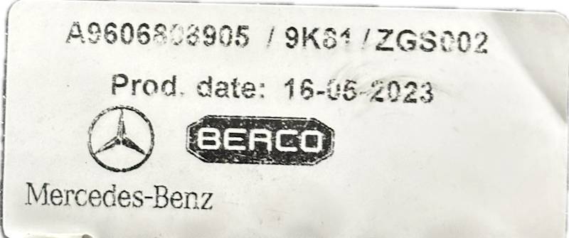 DYWANIK WELUROWY MERCEDES ACTROS MP4