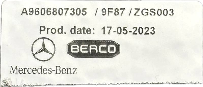 DYWANIK MERCEDES MP4 MP5 ACTROS