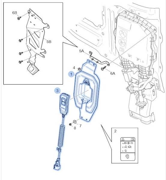 PILOT STEROWANIA WYWROTEM KABINY SCANIA R S P G 