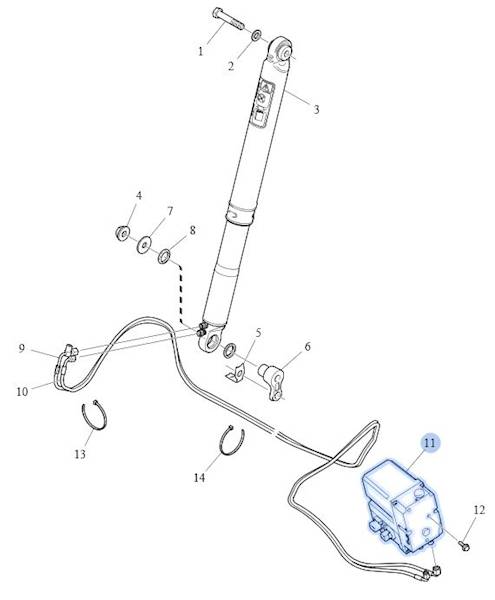 POMPA PODNOSZENIA KABINY SCANIA R S P G NGS