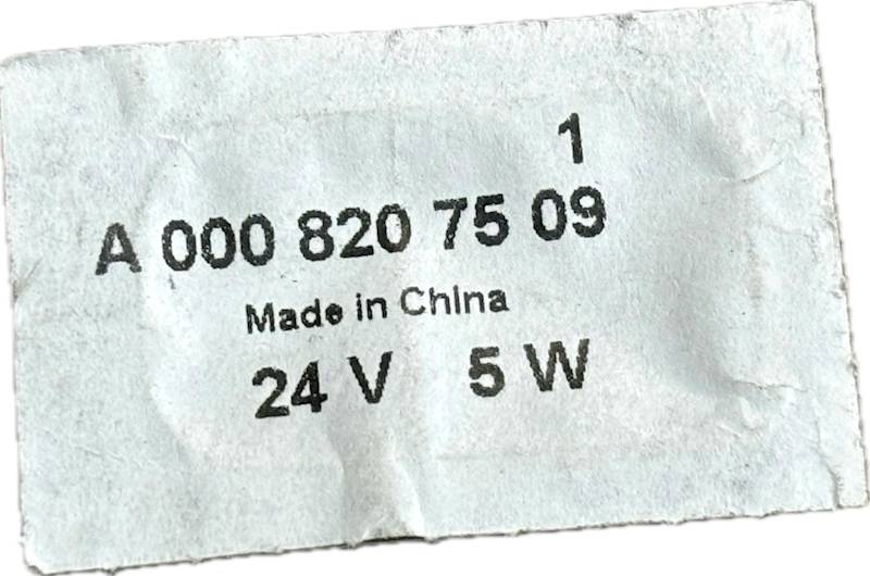 ŻARÓWKA W5W 24V MERCEDES