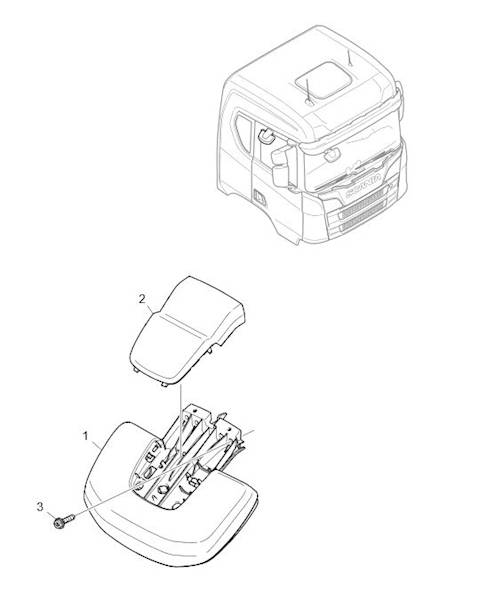 WKŁAD LUSTERKA RAMPOWEGO SCANIA R S P G GRZANY