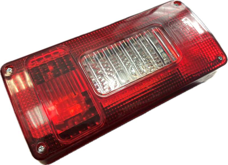 LAMPA TYLNA PRZYCZEPKI PROSTOKĄTNA PRAWA 12-24V