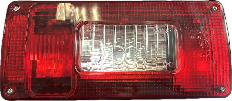 LAMPA TYLNA PRZYCZEPKI PROSTOKĄTNA PRAWA 12-24V