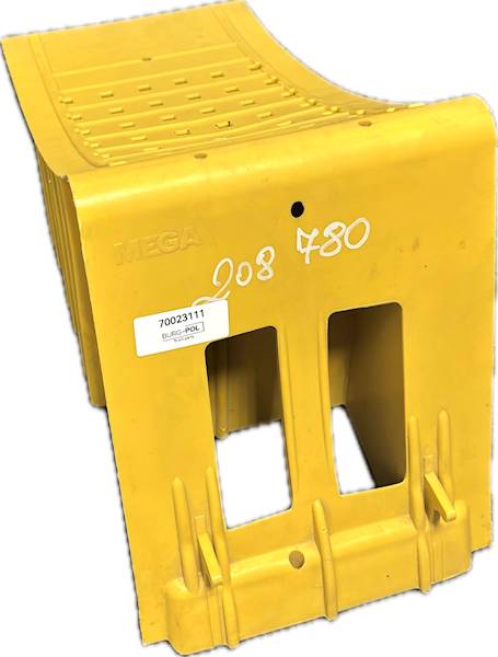 KLIN POD KOŁA L500/200 ŻÓŁTY Z WKŁADKĄ METALOWĄ 