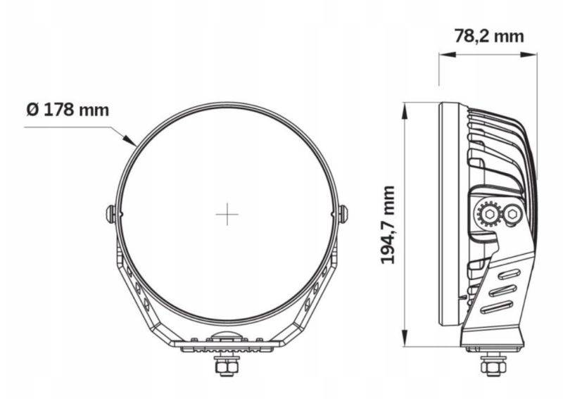 SIBIERIA RANGER 7" HALOGEN LAMPA ROBOCZA XPA