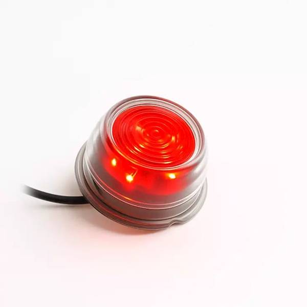 LAMPA OBRYSOWA STRANDS VIKING CZERWONA