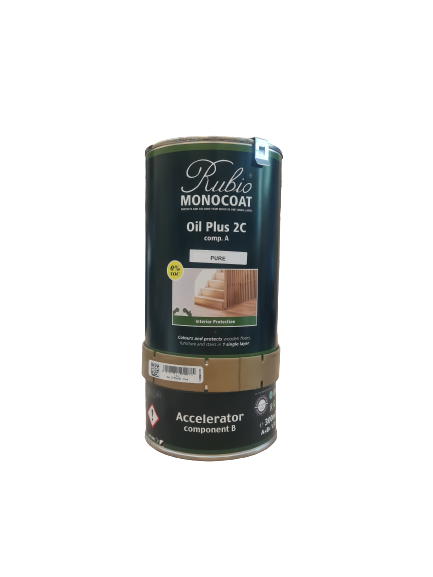 Rubio Monocoat Oil+2C (SET A+B) 1,3L - Pure - Bezbarwny