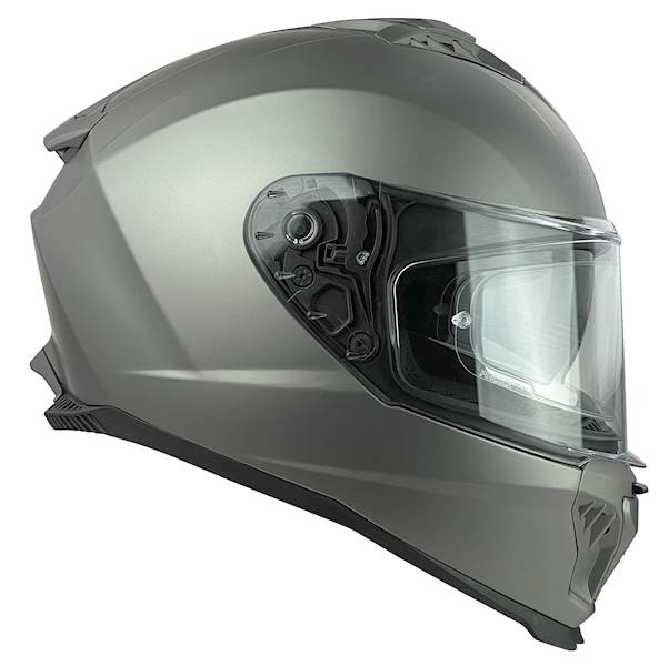 KASK MOTOCYKLOWY F31/D/L titanium blenda+pinlock