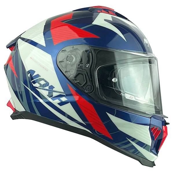 KASK MOTOCYKLOWY F31/G/XLniebieski blenda+pinlock