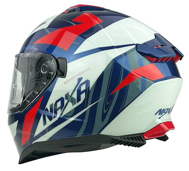 KASK MOTOCYKLOWY F31/G/XXLniebieski blenda+pinlock