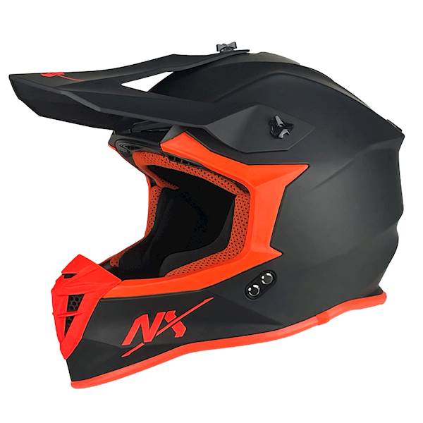 KASK MOTOCYKLOWY TET S pomarańczowy