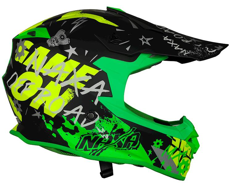 KASK MOTOCYKLOWY C9/O/S(mat) zielono żółty