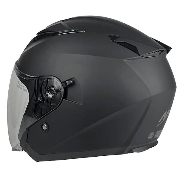 KASK MOTOCYKLOWY CITY XXL CZARNY MAT