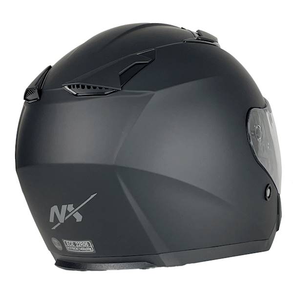 KASK MOTOCYKLOWY CITY M  CZARNY MAT