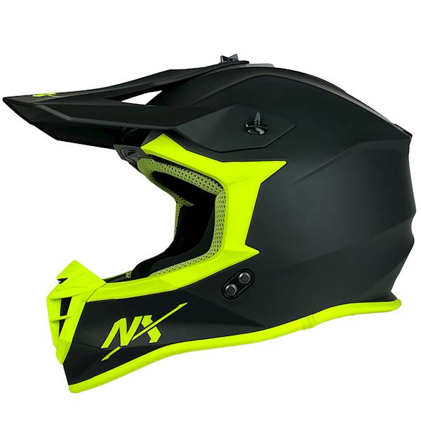 KASK MOTOCYKLOWY TET ŻÓŁTY FLUO MAT M