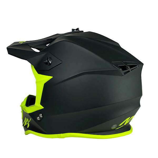 KASK MOTOCYKLOWY TET ŻÓŁTY FLUO MAT M