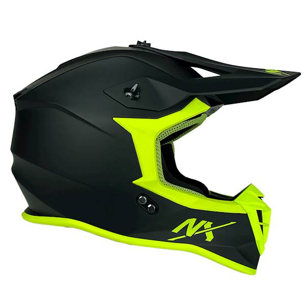 KASK MOTOCYKLOWY TET ŻÓŁTY FLUO MAT M