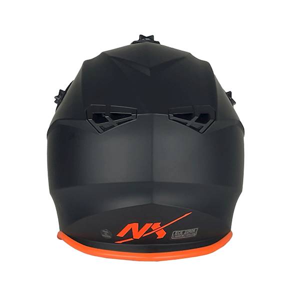 KASK MOTOCYKLOWY TET S pomarańczowy