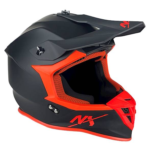 KASK MOTOCYKLOWY TET S pomarańczowy