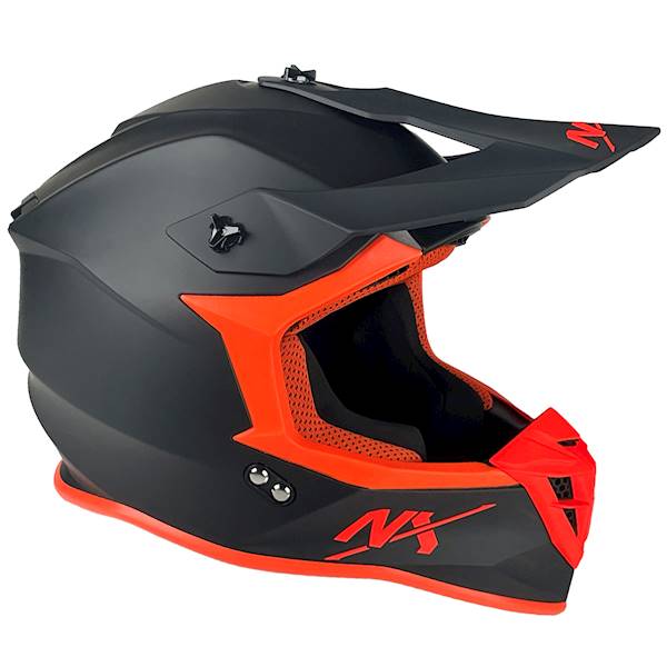KASK MOTOCYKLOWY TET L pomarańczowy
