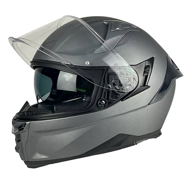 KASK MOTOCYKLOWY SPEED  XXL TITANIUM