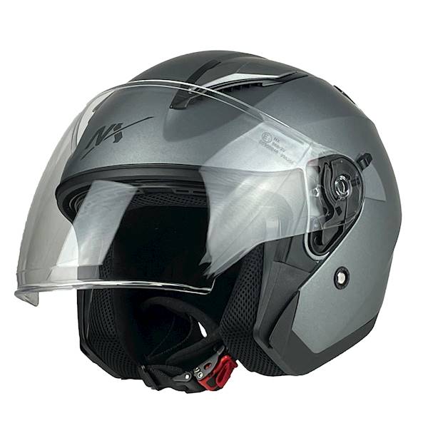 KASK MOTOCYKLOWY CITY M TITANIUM