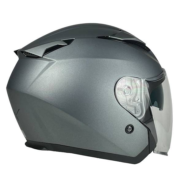 KASK MOTOCYKLOWY CITY M TITANIUM