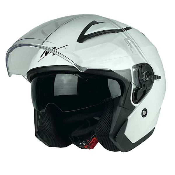 KASK MOTOCYKLOWY CITY BIAŁY XL BLENDA