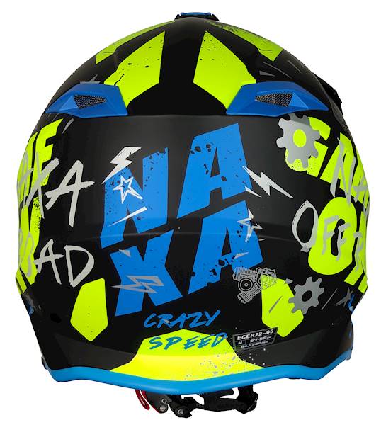 KASK MOTOCYKLOWY C9/R/L(mat) niebiesko żółty
