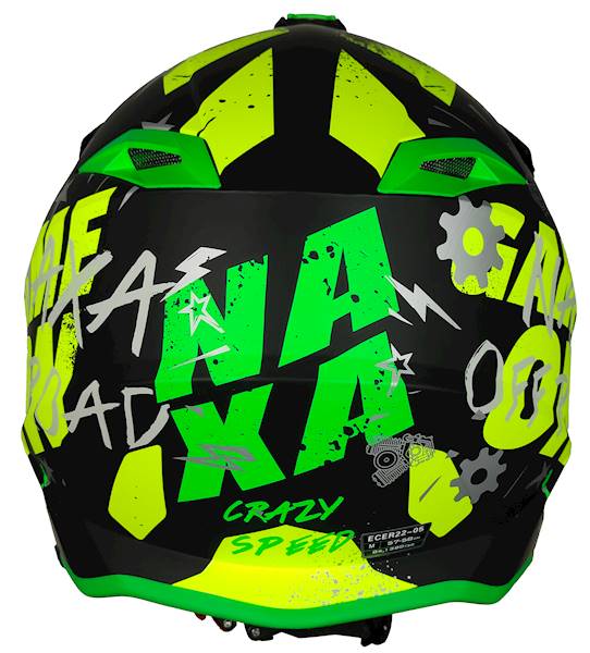 KASK MOTOCYKLOWY C9/O/L(mat) zielono żółty