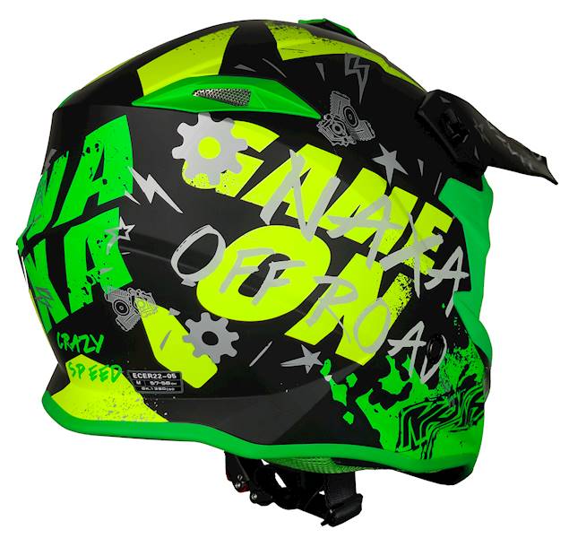 KASK MOTOCYKLOWY C9/O/L(mat) zielono żółty