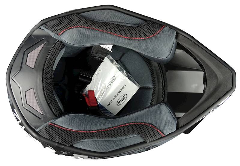 KASK MOTOCYKLOWY C9/N/XL(mat) czarno biały