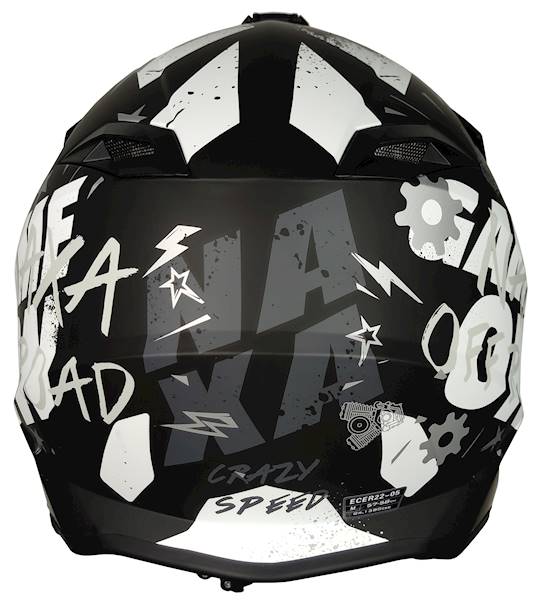 KASK MOTOCYKLOWY C9/N/L(mat) czarno biały