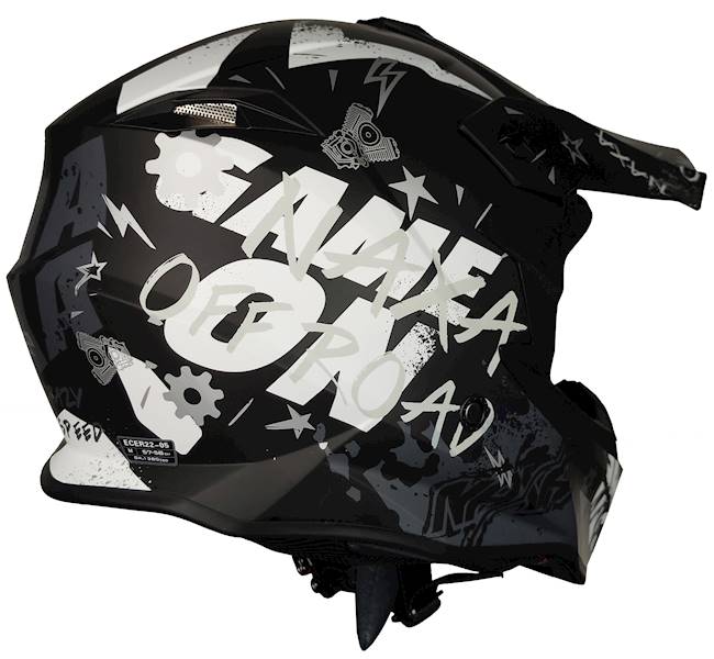 KASK MOTOCYKLOWY C9/N/L(mat) czarno biały