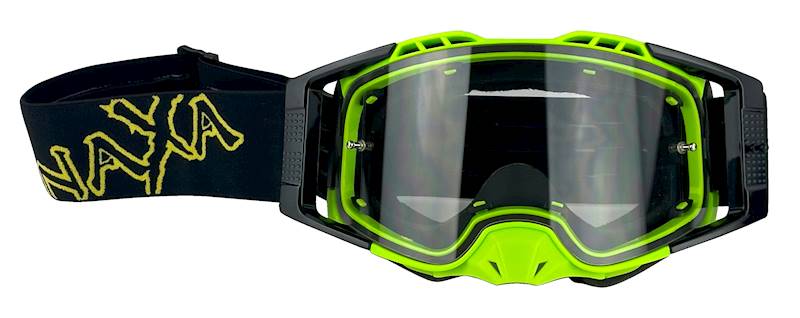 GOGLE PREMIUM NAXA / F / ZIELONE FLUO