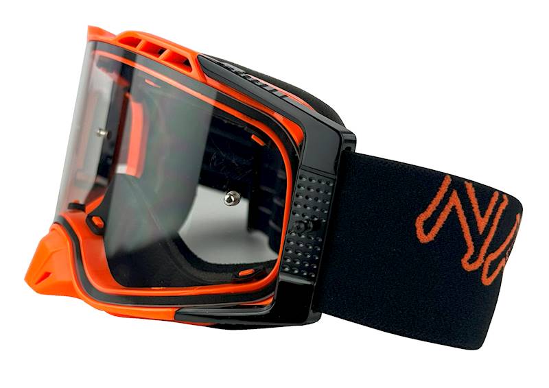 GOGLE PREMIUM NAXA / E / POMARAŃCZOWE FLUO