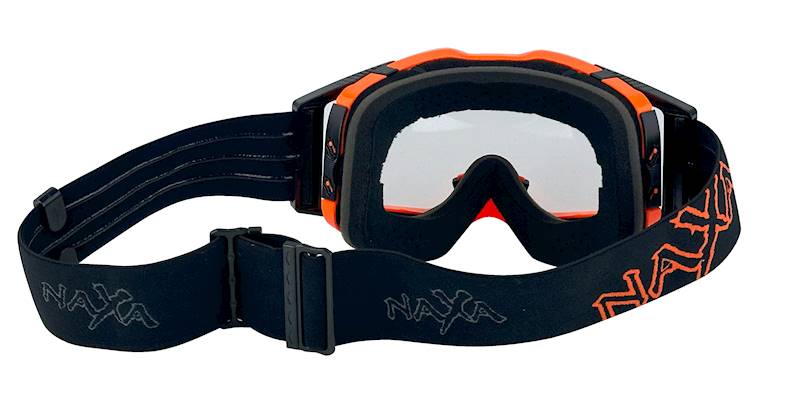 GOGLE PREMIUM NAXA / E / POMARAŃCZOWE FLUO