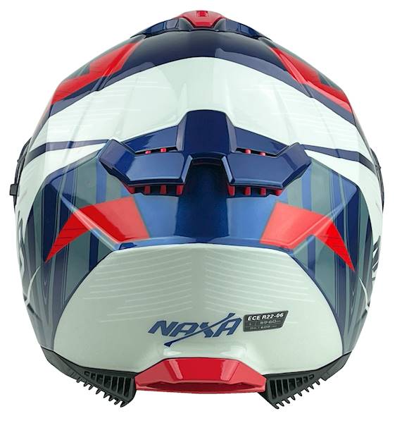 KASK MOTOCYKLOWY F31/G/XXLniebieski blenda+pinlock