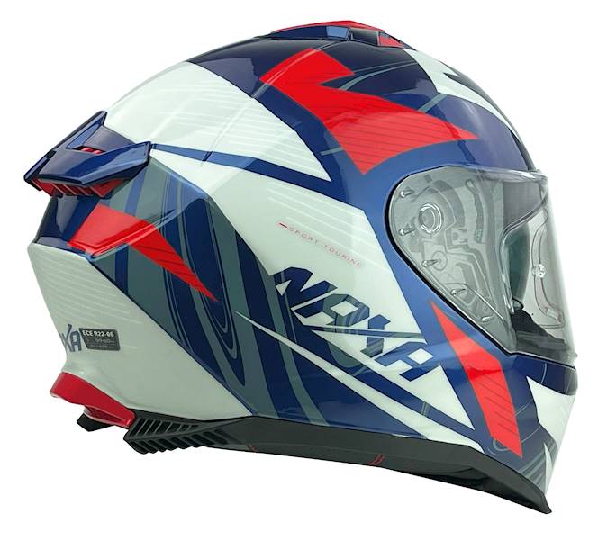 KASK MOTOCYKLOWY F31/G/XXLniebieski blenda+pinlock