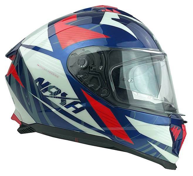 KASK MOTOCYKLOWY F31/G/XXLniebieski blenda+pinlock